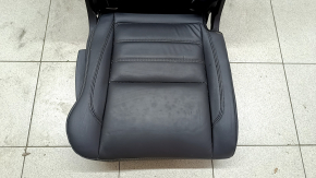 Rear seats, 2nd row, right, Ford Escape MK3 17-19, black leather, dents, dry cleanable