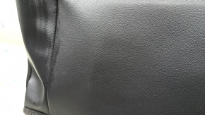 Driver's seat upholstery, upper part, Ford Escape MK3 2017-2019, leather, black, heated, needs cleaning, scratches