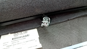 Driver's seat upholstery, upper part, Ford Escape MK3 2017-2019, leather, black, heated, needs cleaning, scratches