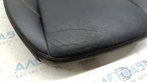 Driver's seat trim lower part Ford Escape MK3 17-19 leather, black, heated, needs cleaning, worn