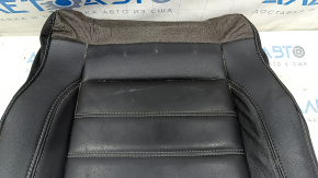 Driver's seat trim lower part Ford Escape MK3 17-19 leather, black, heated, needs cleaning, worn