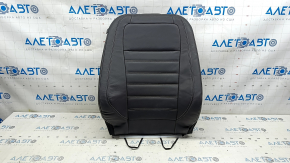 Upper passenger seat trim for Ford Escape MK3 2017-2019, leather, black, heated, needs cleaning, scratches