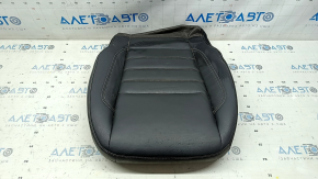 Lower passenger seat trim for Ford Escape MK3 17-19, leather, black, heated, cleanable, worn