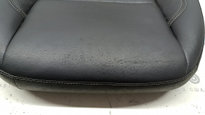 Lower passenger seat trim for Ford Escape MK3 17-19, leather, black, heated, cleanable, worn