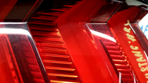 Left headlight for Ford Mustang mk6 18-23 with cover, scratches