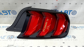 Right headlight for Ford Mustang mk6 18-23 with trim, scratches