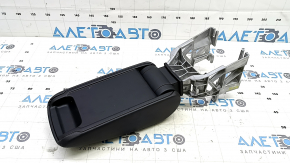 Audi A3 8V 15-20 leather armrest, black, with bracket