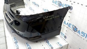 Bare rear bumper for a 19-20 Nissan Rogue, black, suitable for parking sensors, dents, scratches, broken parking sensor mount