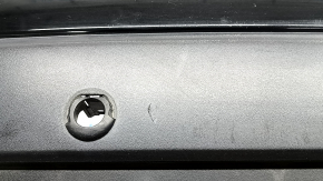 Bare rear bumper for a 19-20 Nissan Rogue, black, suitable for parking sensors, dents, scratches, broken parking sensor mount