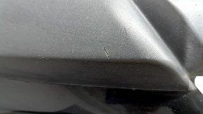 Bare front bumper Nissan Rogue 17-20 black, scratches, dents, cracks in the mounts