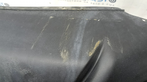 Bare front bumper Nissan Rogue 17-20 black, scratches, dents, cracks in the mounts