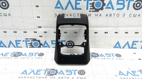Audi A3 8V 15-20 rear center console trim, black