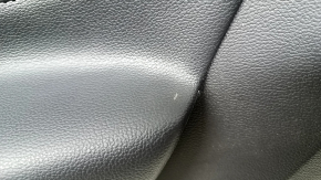 Black door panel, front right, Ford Mustang mk6 17-23, black leather insert, black leather armrest, scratches