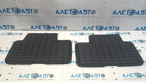 Set of floor mats for Volvo XC40 19-25, black rubber