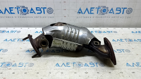 Lexus RX450h 16-22 rear exhaust manifold with catalytic converter, rusty