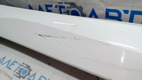 Right side sill for Nissan Leaf 18-23, white, QAK, broken mount, scratches