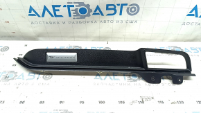 Right front panel trim for Ford Mustang mk6 15-23, black, without deflector, with emblem