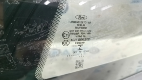 Rear left window glass, Ford Mustang mk6 15-23 coupe, scratched, torn seal