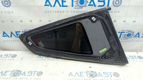 Rear left window glass, Ford Mustang mk6 15-23 coupe, scratched, torn seal