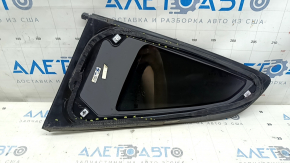 Rear right window glass, Ford Mustang mk6 15-23 coupe, torn seal