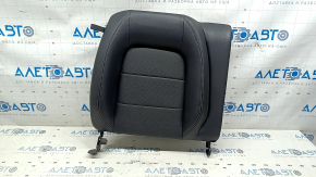Rear seats, row 2, right, Ford Mustang mk6 15-23 coupe, black leather, perforated, dry-cleanable