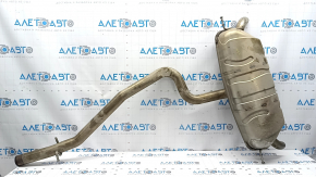 Rear muffler with barrel for Audi Q3 83A 19-25 2.0T without brackets