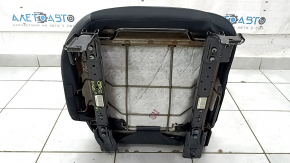 Rear seat, 2nd row, right, Nissan Rogue 19-20, black leather, perforated, needs cleaning, rusty at the bottom