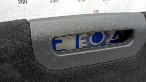 Rear trunk floor of a 14-20 Nissan Rogue, black, for 2 rows, scratch on the handle