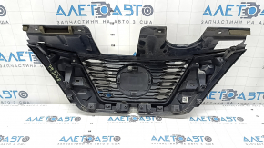 Nissan Rogue 17-20 grille with camera, radar, round emblem, sand