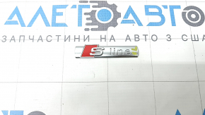 S-line emblem for the left wing of the Audi Q3 83A 19-23