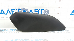 Left side center console trim for Nissan Rogue 14-20, black leather