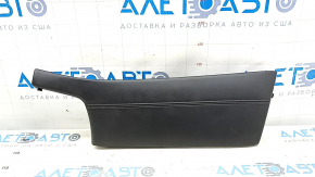 Right front panel trim for Nissan Rogue 14-20 black leather