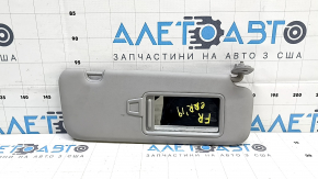 Right sun visor for Hyundai Elantra AD 19-20, gray, without hook
