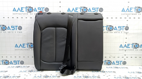 Rear seats, 2nd row, upper right side, Audi A3 8V 15-16 4d leather, black