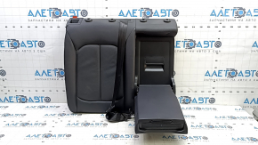 Rear seats, 2nd row, upper right side, Audi A3 8V 15-16 4d leather, black