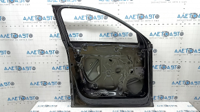 Bare front left door of Audi Q3 83A 19-25 black LY9T, dent, bumps