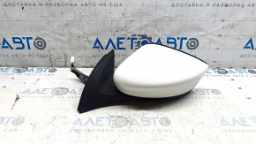 Left side mirror assembly for Nissan Leaf 18-19 (white, QAK, 3 pins)