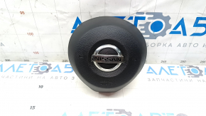 Black steering wheel airbag for the Nissan Leaf 18-22.
