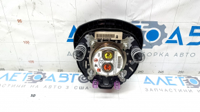 Black steering wheel airbag for the Nissan Leaf 18-22.