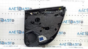 Door trim panel, rear left, Audi A3 8V 15-20 4d, 5d, with handle, black, scratched