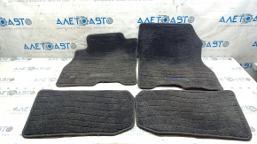 Set of Nissan Leaf 18-25 floor mats, black, dry-cleanable