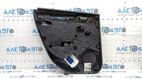 Door trim panel, rear right, Audi A3 8V 15-20 4d, 5d, with handle, black, scratched