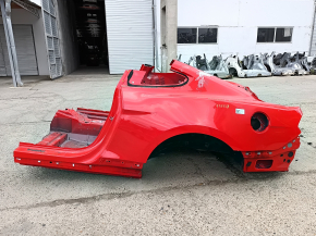 Quarter wing rear left Ford Mustang mk6 15-23 coupe, on the body, red, bumpers