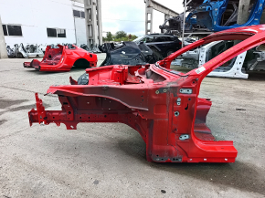 Front left quarter panel for Ford Mustang mk6 18-23, on the body, on the body, red