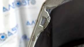 Bare rear bumper Nissan Leaf 18-22 white QAK, scratches, broken fasteners