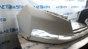 Bare front bumper Nissan Leaf 18-24 S, SV under 40 kWh white QAK, rubbed