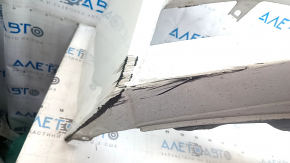 Bare front bumper Nissan Leaf 18-24 S, SV under 40 kWh white QAK, rubbed