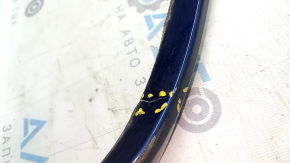 Nissan Leaf 18-22 rear bumper molding, blue, cracked