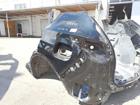 Quarter wing rear left Mazda CX-5 17-24 on the body, black, pokes