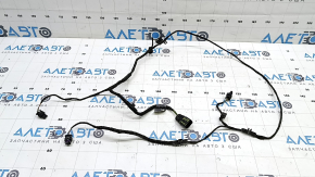 Audi A3 8V 15-16 front bumper wiring for parking sensors, connector mount broken